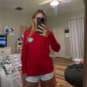 Red Long Sleeve Shirt